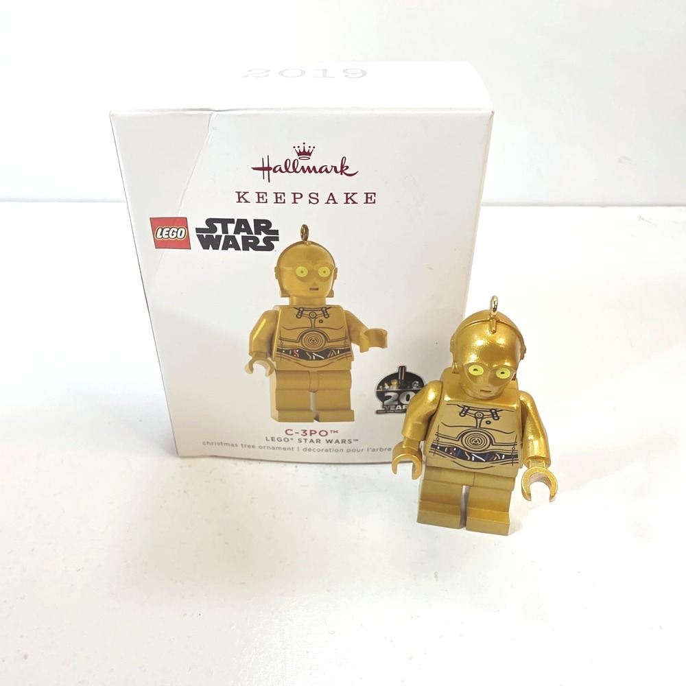 2019 Hallmark C-3PO Lego Star Wars Keepsake Ornament 2.5" w/ Box